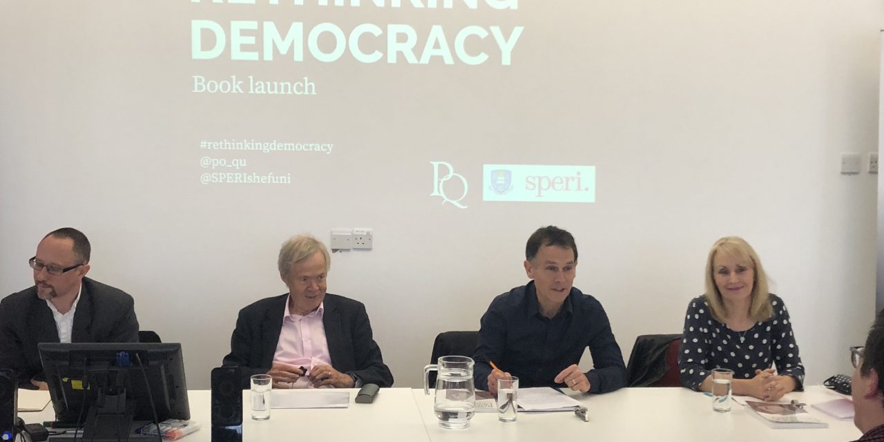 Jackie Harrison joins SPERI to launch new book “Rethinking Democracy”
