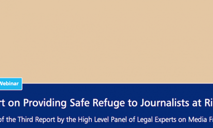 New landmark report calls on Media Freedom Coalition States to create an emergency visa for journalists at risk