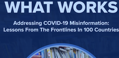 New Internews research study: Addressing COVID-19 Misinformation: Lessons From The Frontlines In 100 Countries