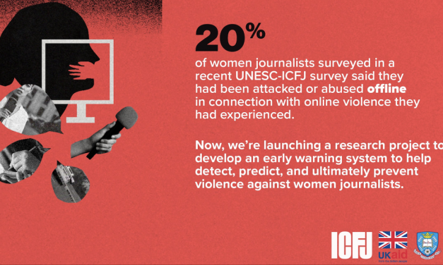 CFOM partners with ICFJ on research into detecting, predicting and preventing violence against women journalists