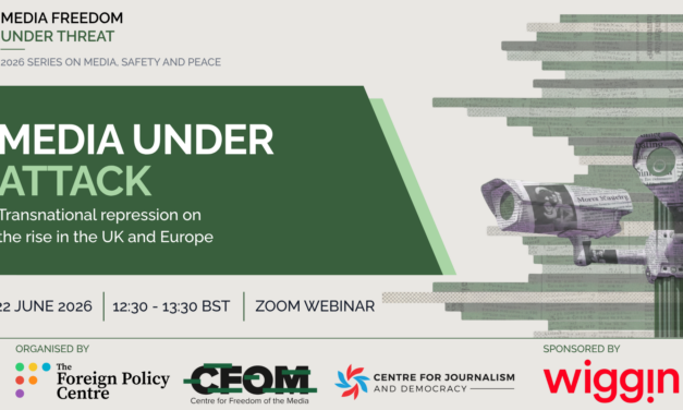 Media Under Attack: Transnational repression on the rise in the UK and Europe